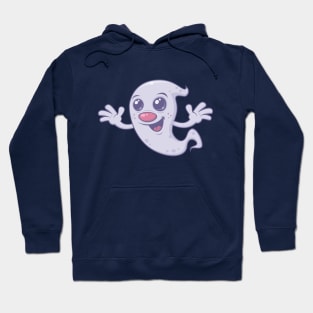 Cute Retro Ghost Hoodie